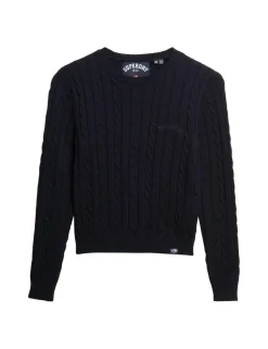 Cable Knit Crew Neck Jumper