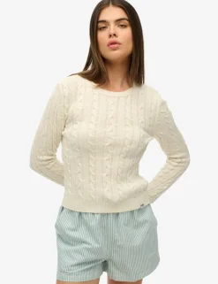 Cable Knit Crew Neck Jumper