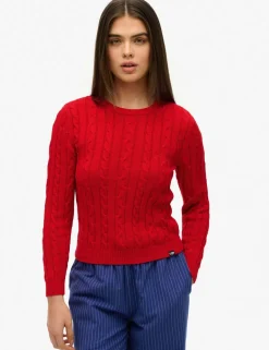 Cable Knit Crew Neck Jumper