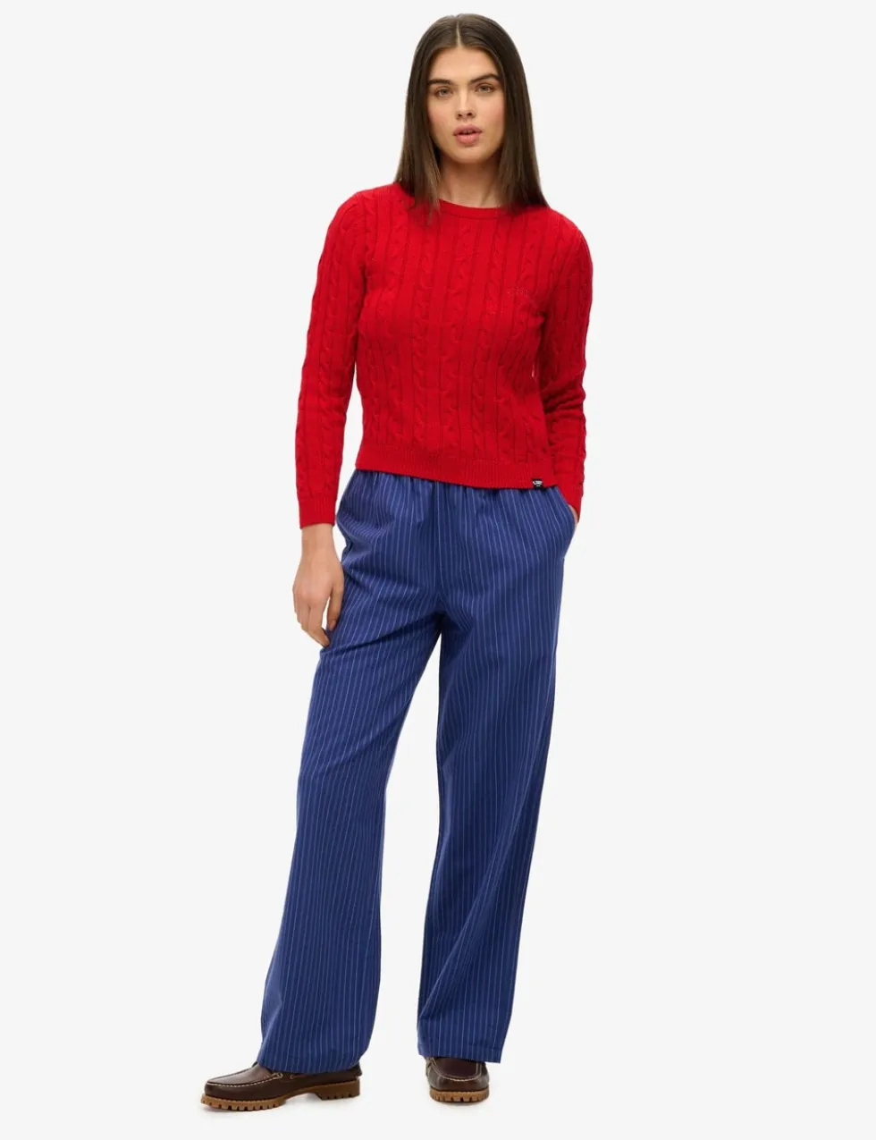 Cable Knit Crew Neck Jumper