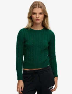 Cable Knit Crew Neck Jumper