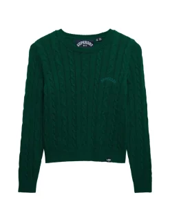Cable Knit Crew Neck Jumper