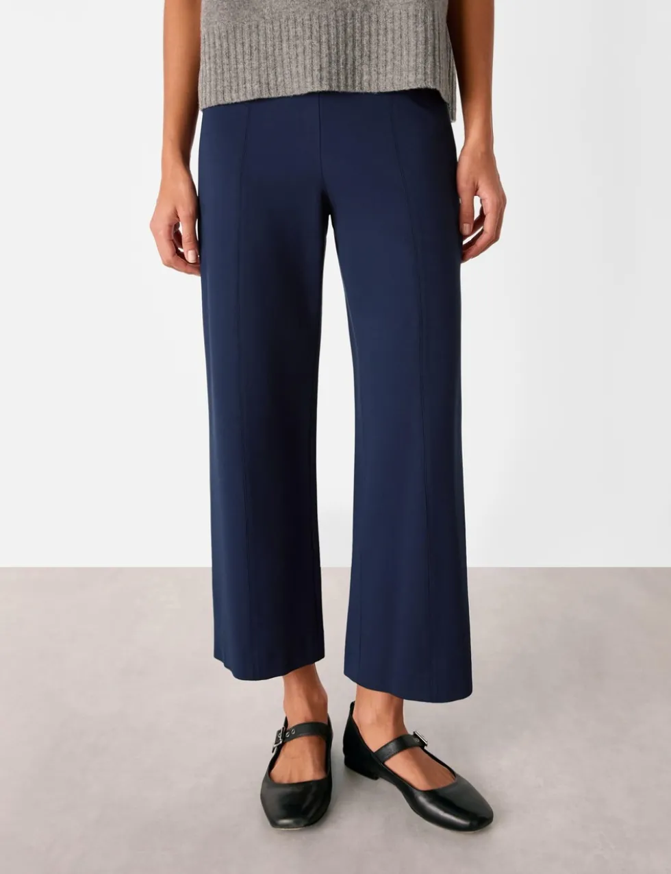 Camilla Wide Leg Cropped Trousers