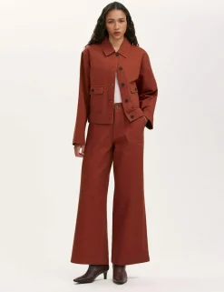 Canvas Collared Utility Jacket