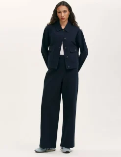 Canvas Collared Utility Jacket