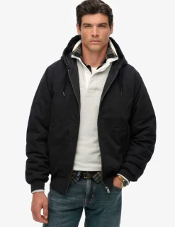 Canvas Hooded Parka Jacket