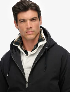 Canvas Hooded Parka Jacket