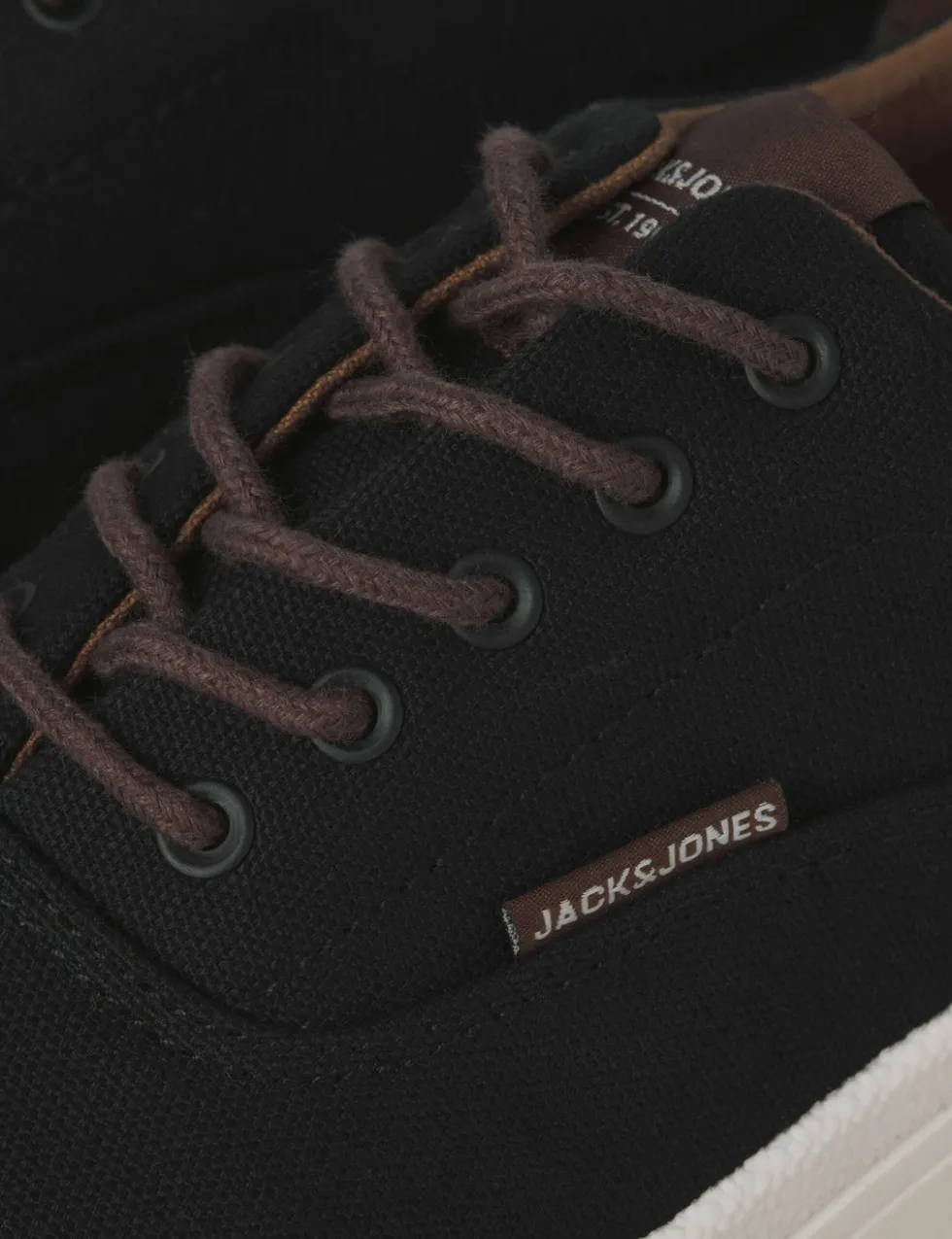 Canvas Lace-Up Trainers