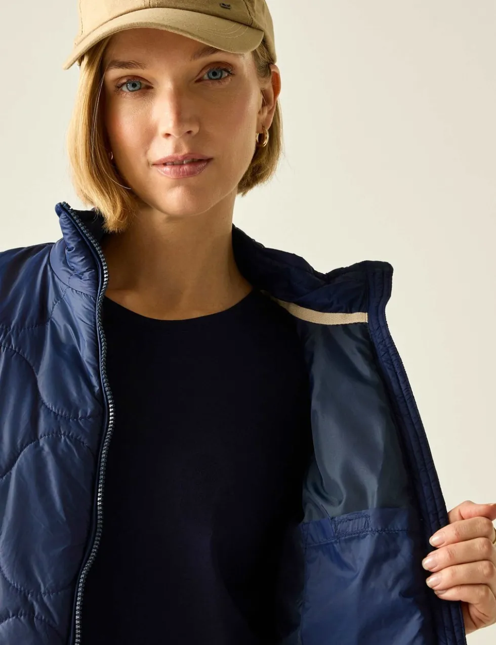 Carlotte Padded Quilted Zip Up Jacket
