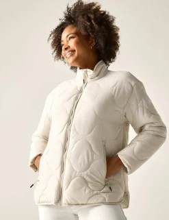 Carlotte Padded Quilted Zip Up Jacket