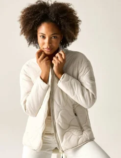 Carlotte Padded Quilted Zip Up Jacket