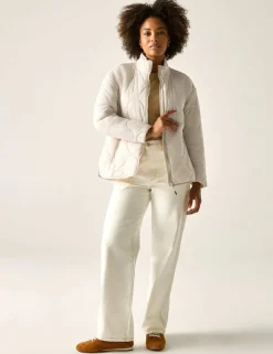 Carlotte Padded Quilted Zip Up Jacket