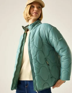 Carlotte Padded Quilted Zip Up Jacket