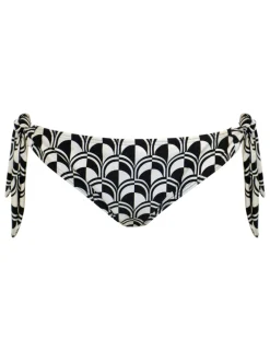 Casablanca Printed Tie Side Bikini Bottoms
