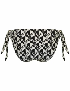 Casablanca Printed Tie Side Bikini Bottoms