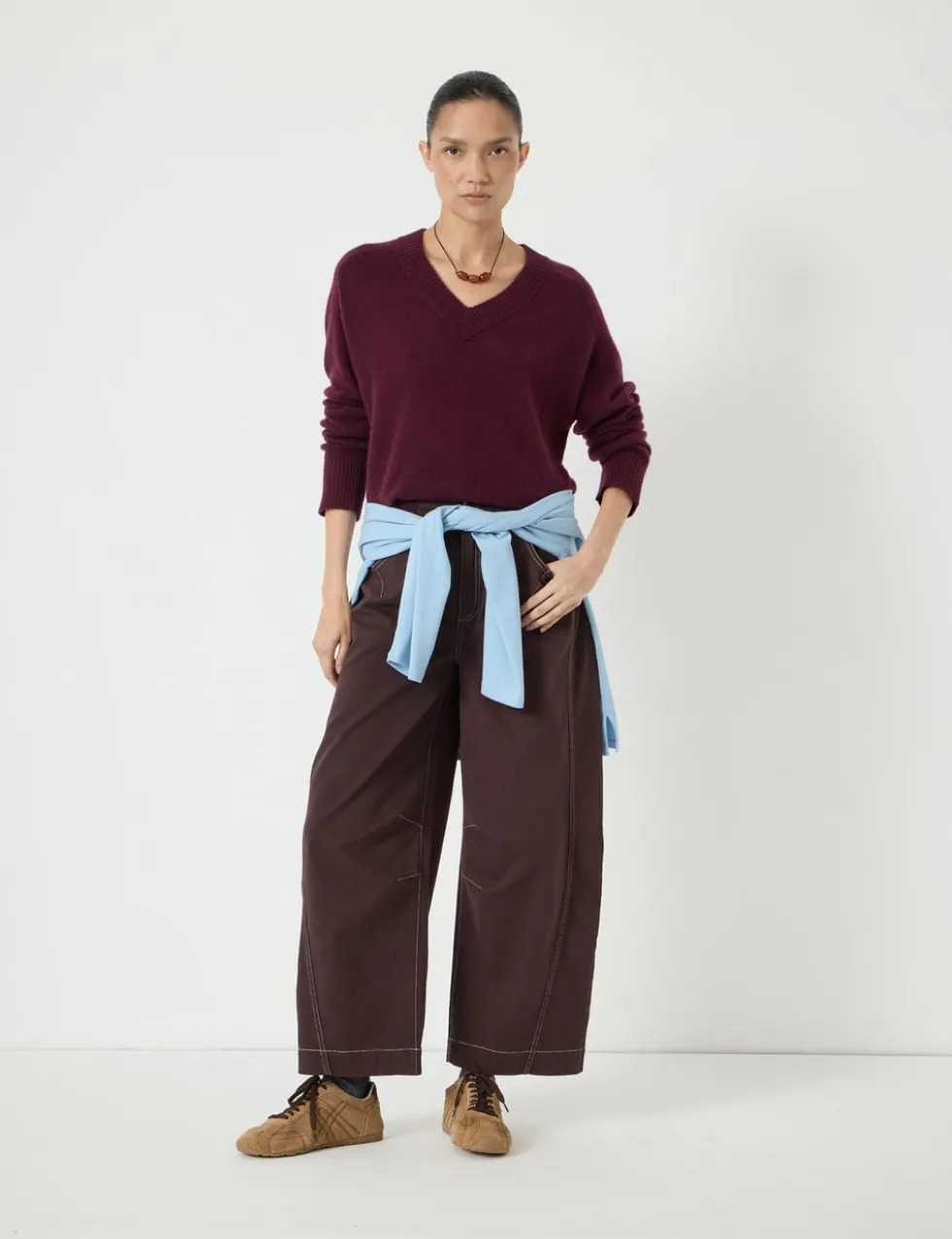 Cashmere Rich V-Neck Jumper
