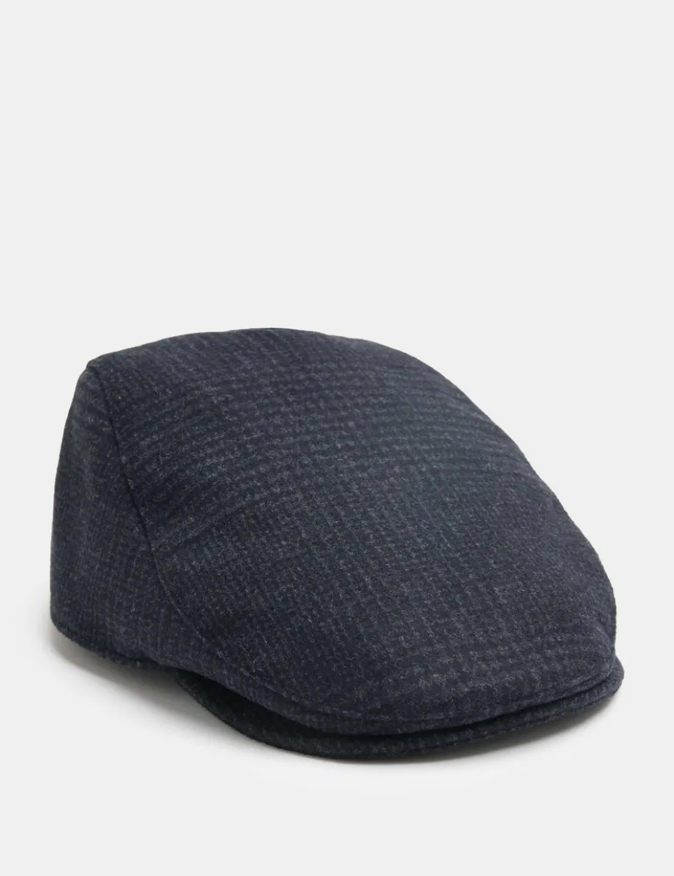 Checked Flat Cap