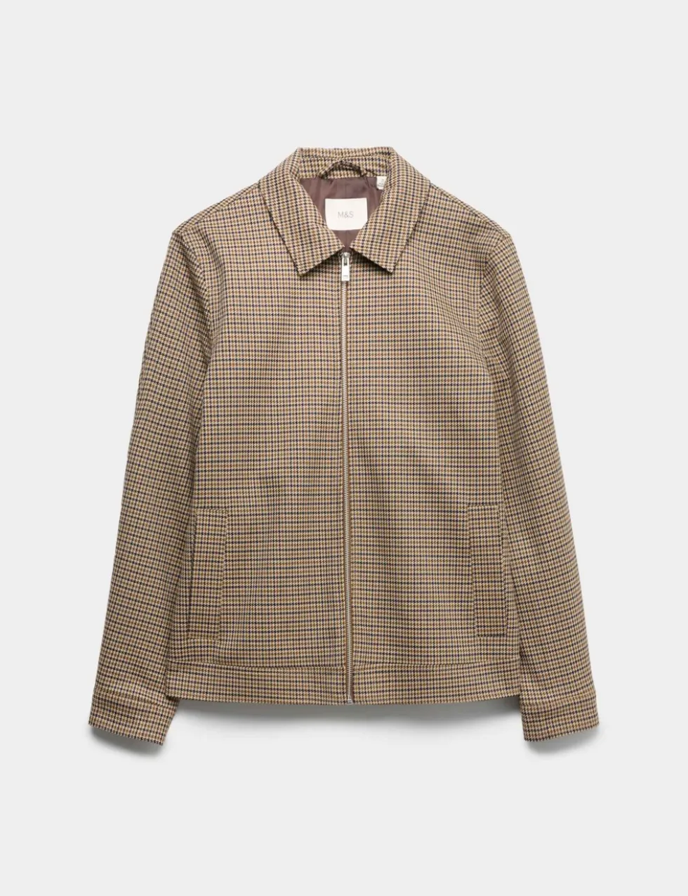 Checked Harrington Jacket