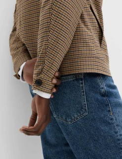 Checked Harrington Jacket