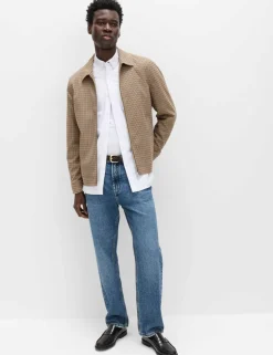 Checked Harrington Jacket