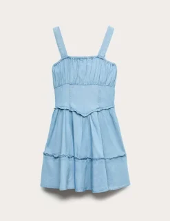 Checked Mini Dress (6-16 Yrs)