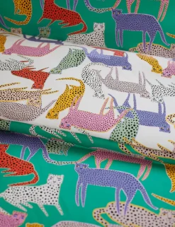 Cheetah Lyocell Rich Bedding Set