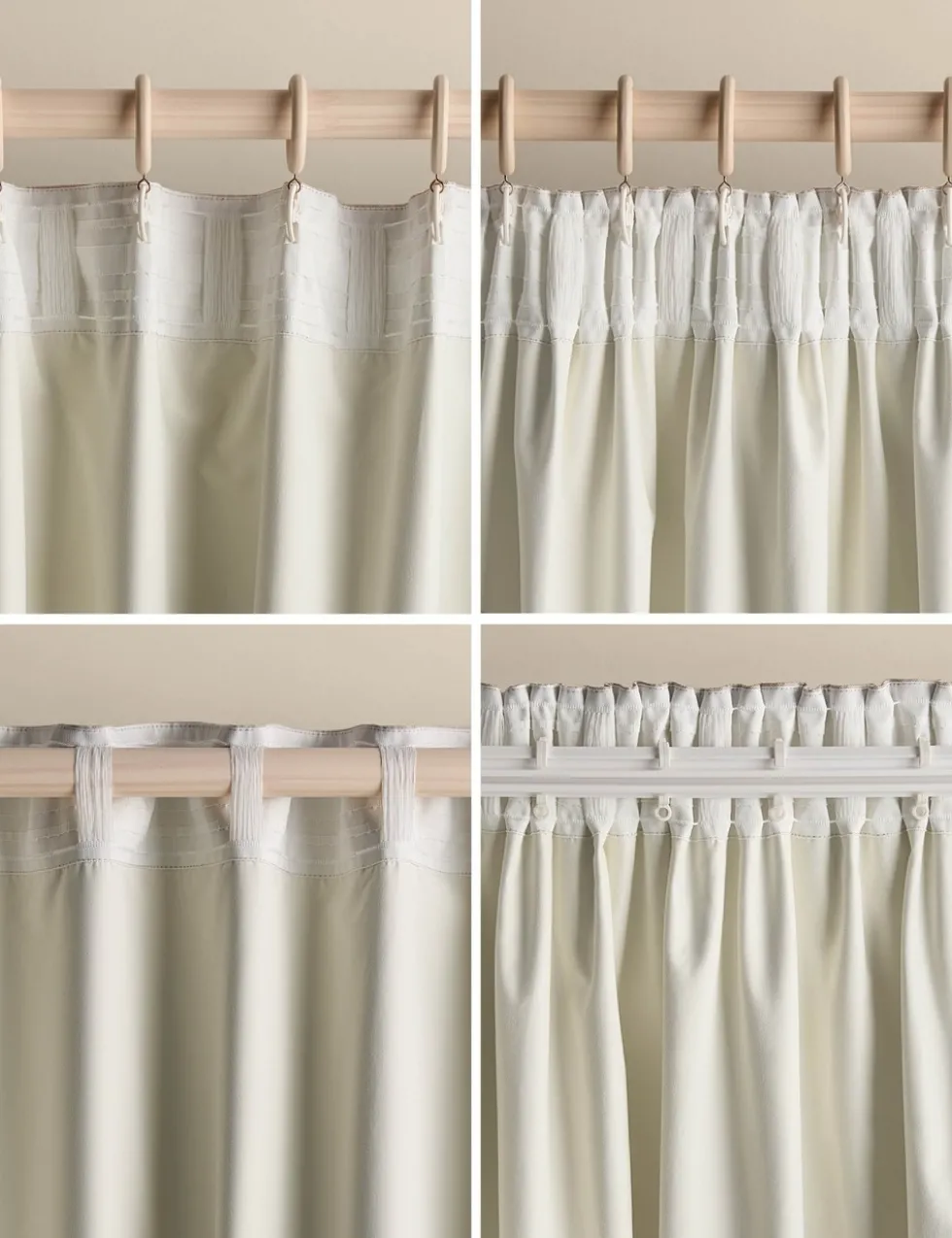 Chenille Gingham Multiway Blackout Curtains