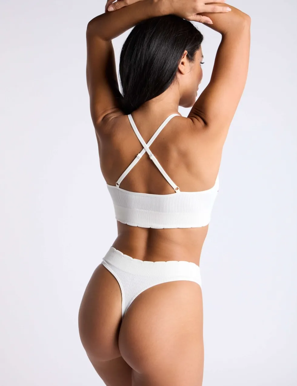 Cherry Embroidered Thong