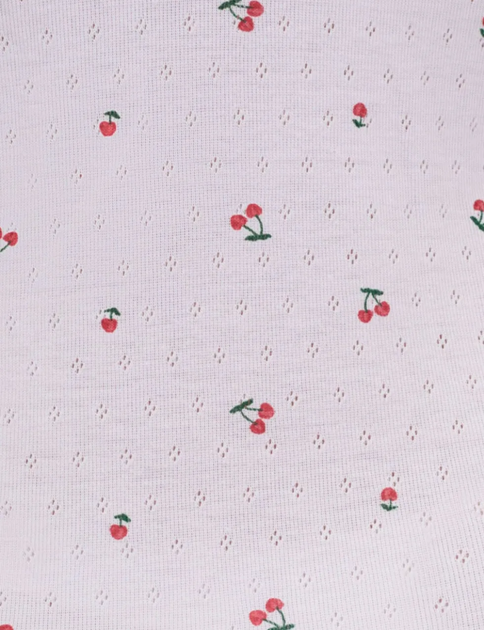 Cherry Pointelle Nightdress