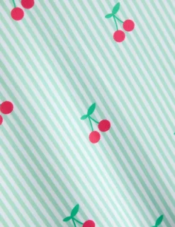 Cherry Stripe Frill All In One (0 Mths-5 Yrs)