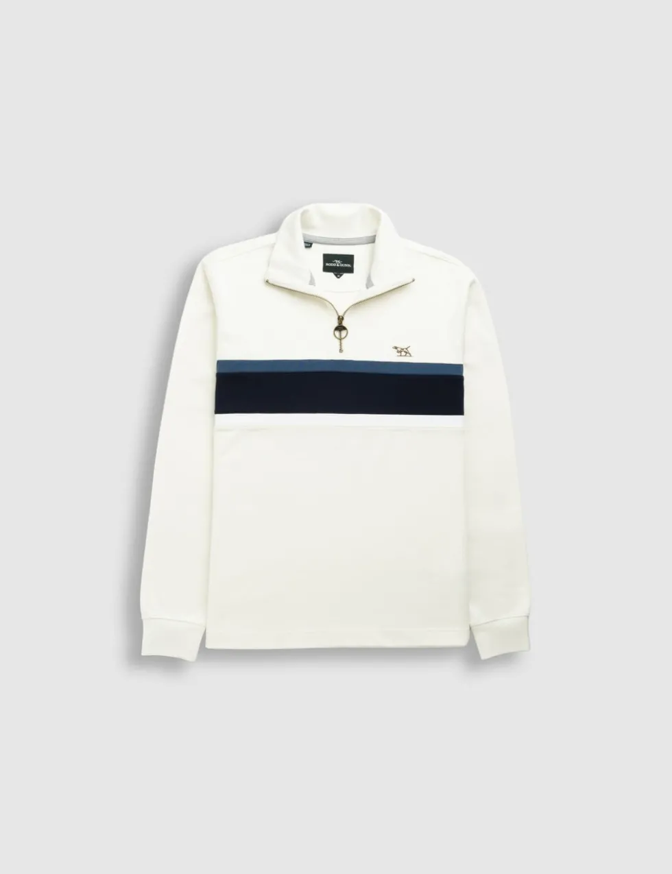 Chesterfield Pure Cotton Half Zip Sweatshirt