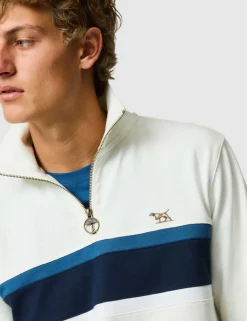 Chesterfield Pure Cotton Half Zip Sweatshirt
