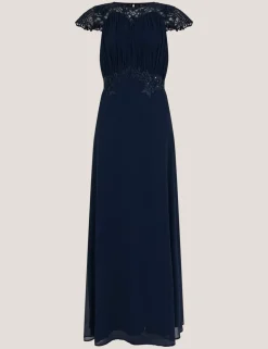 Chiffon Lace Maxi Dress