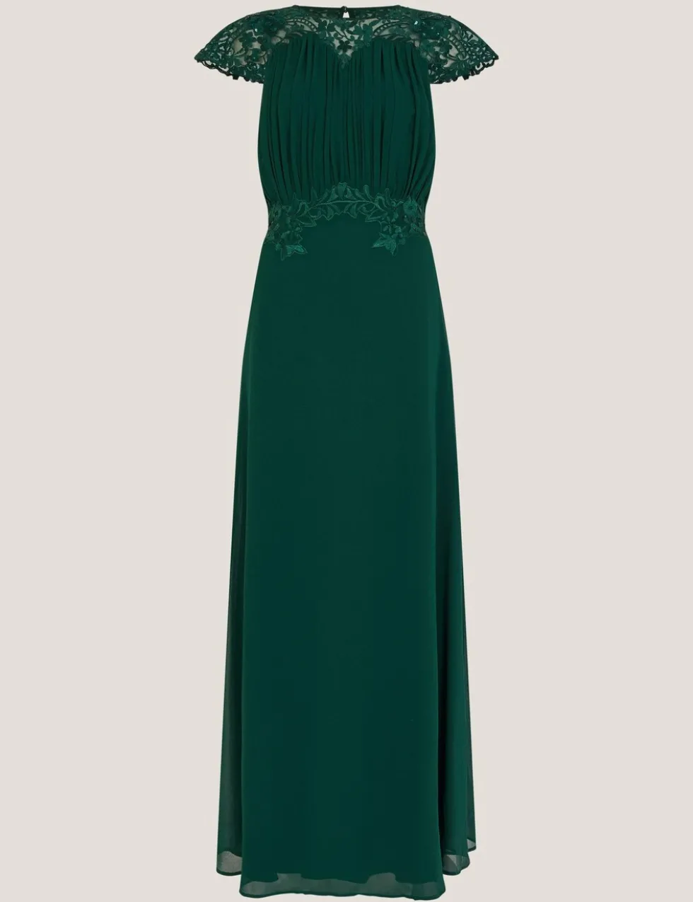 Chiffon Lace Maxi Dress