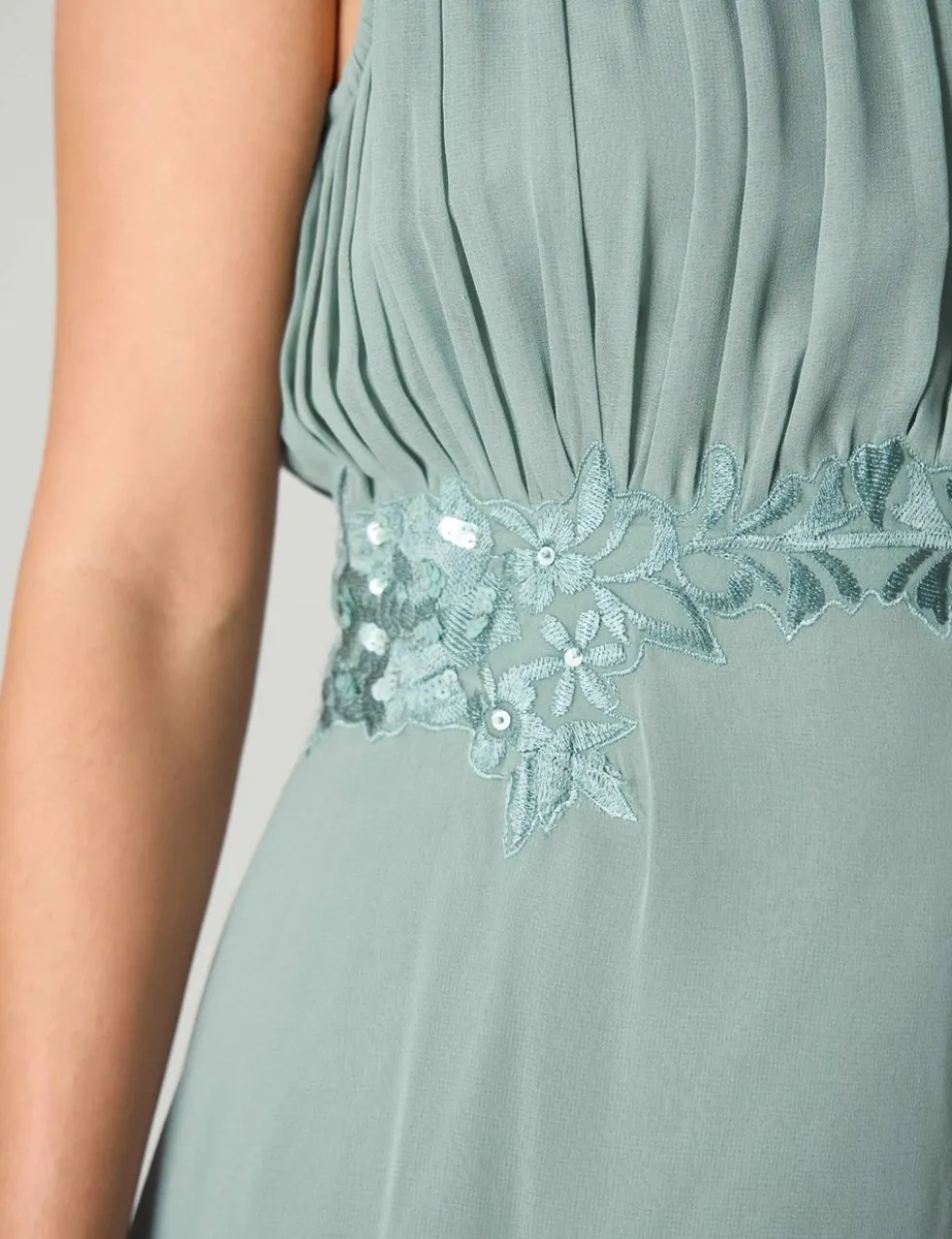 Chiffon Lace Maxi Dress