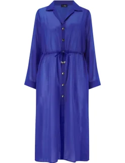 Chiffon Maxi Beach Shirt