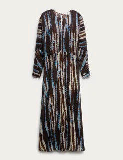 Chifon Printed Midaxi Column Dress