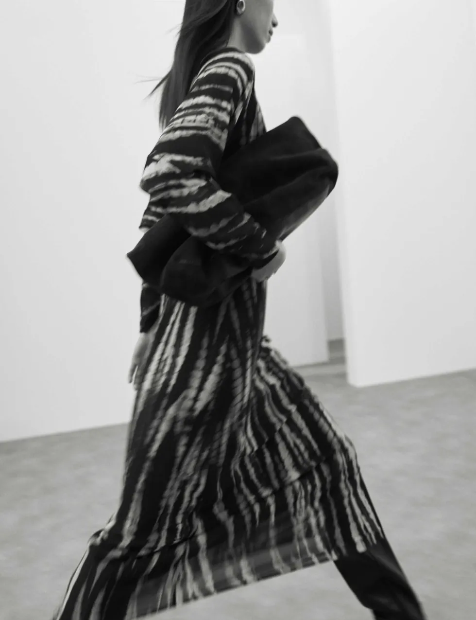 Chifon Printed Midaxi Column Dress