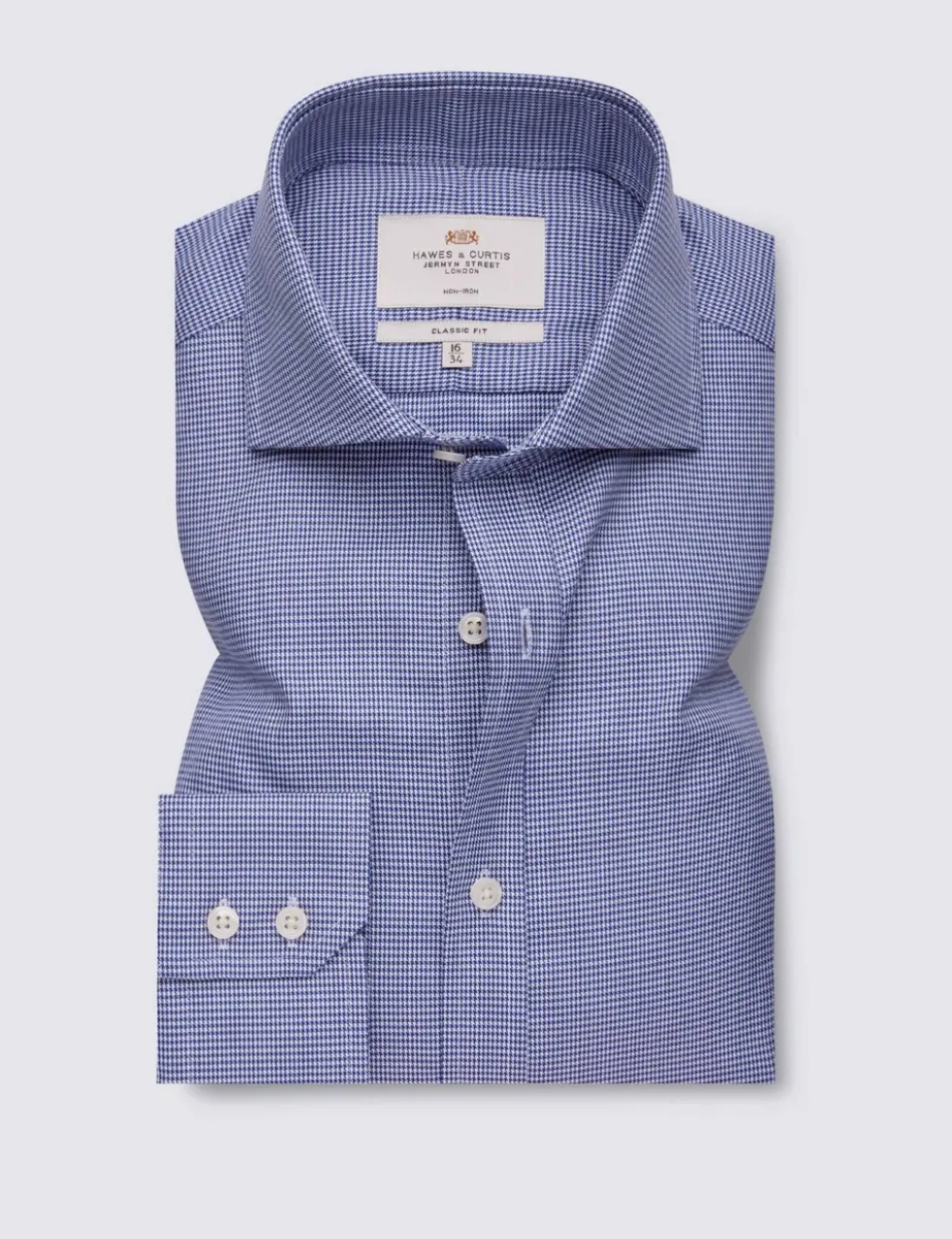 Classic Fit Non Iron Pure Cotton Check Shirt