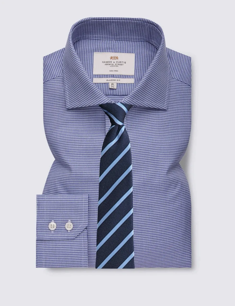 Classic Fit Non Iron Pure Cotton Check Shirt