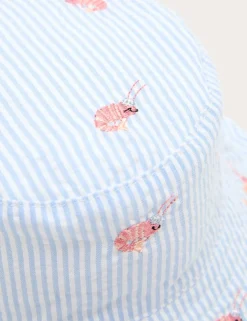 Coastal Shrimp Bucket Hat (0-36 Mths)