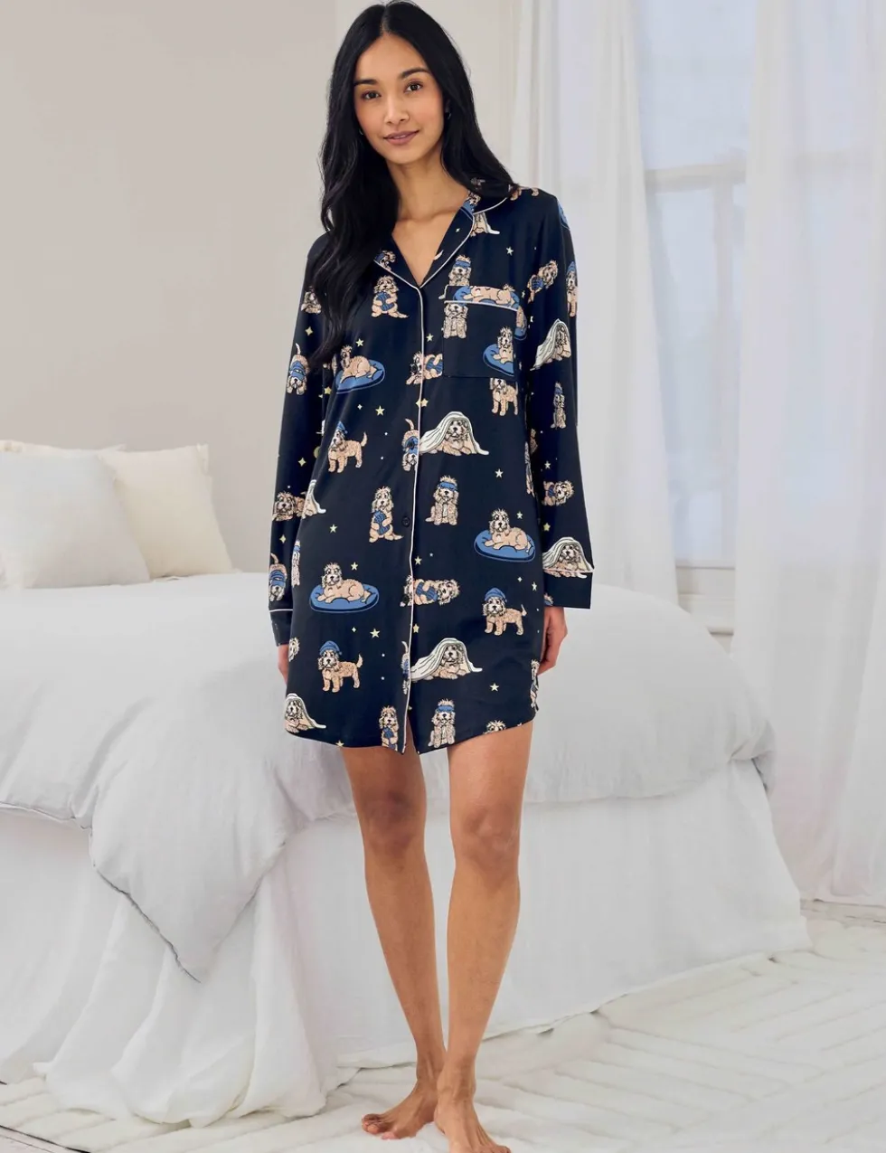 Cockapoo Snooze Print Nightshirt