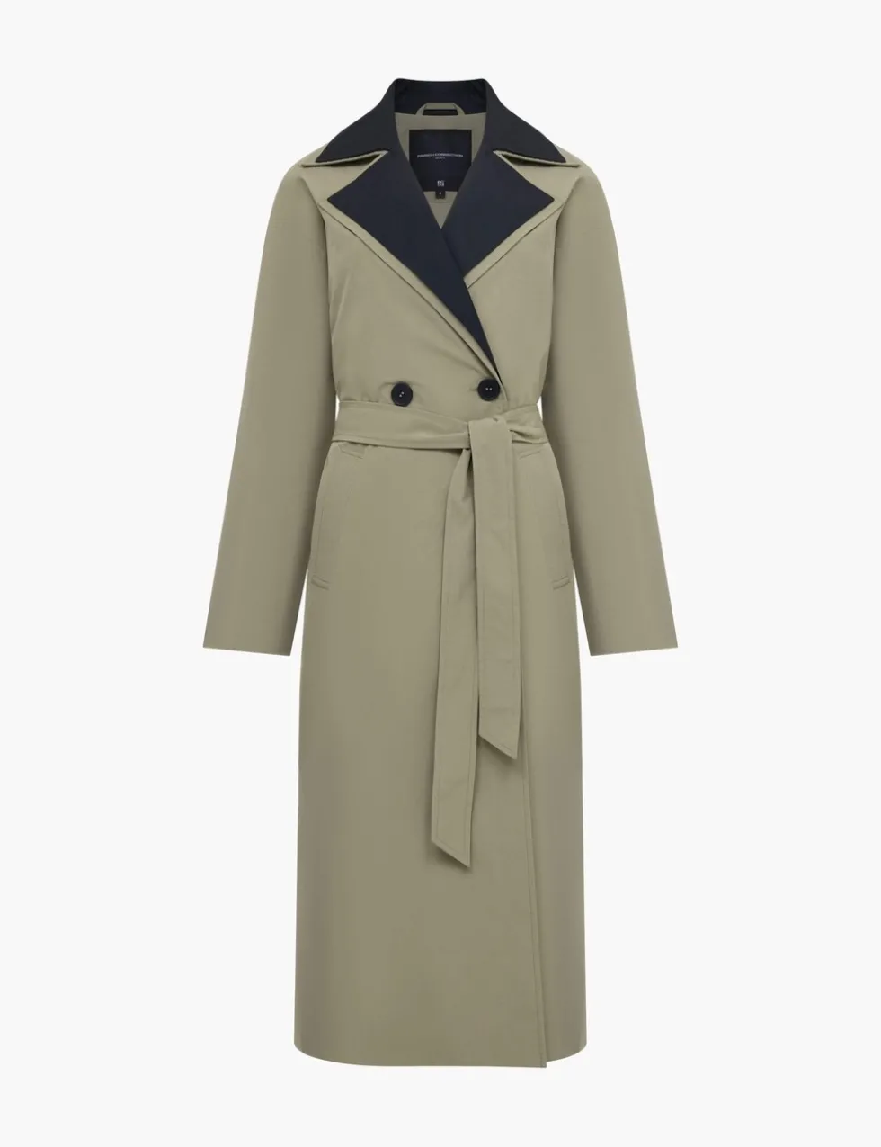 Collared Longline Trench Coat