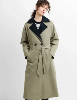Collared Longline Trench Coat