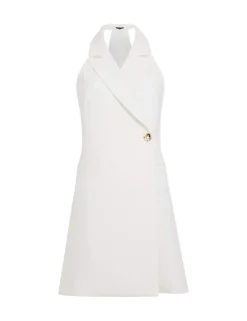 Collared Mini Tailored Dress