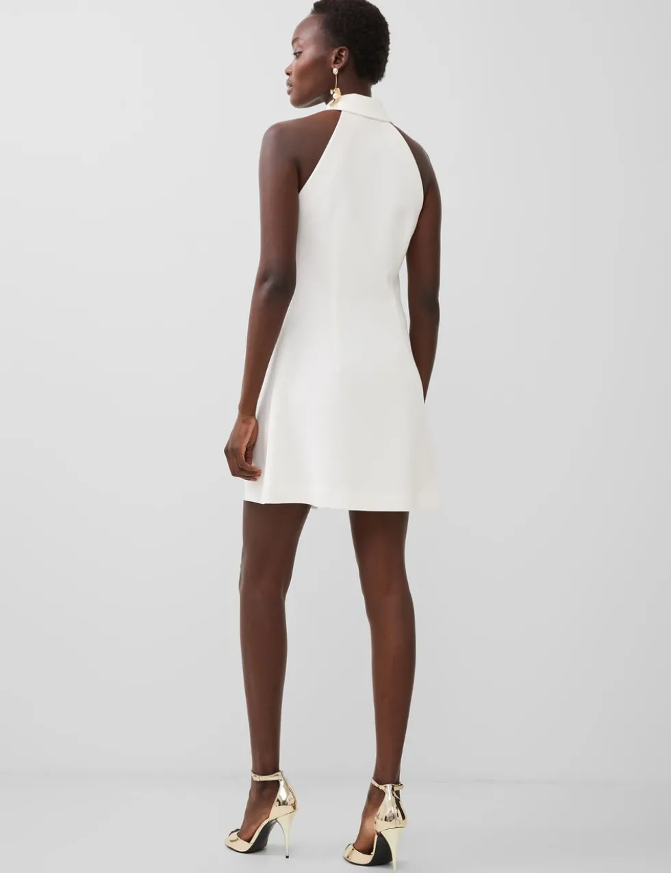 Collared Mini Tailored Dress