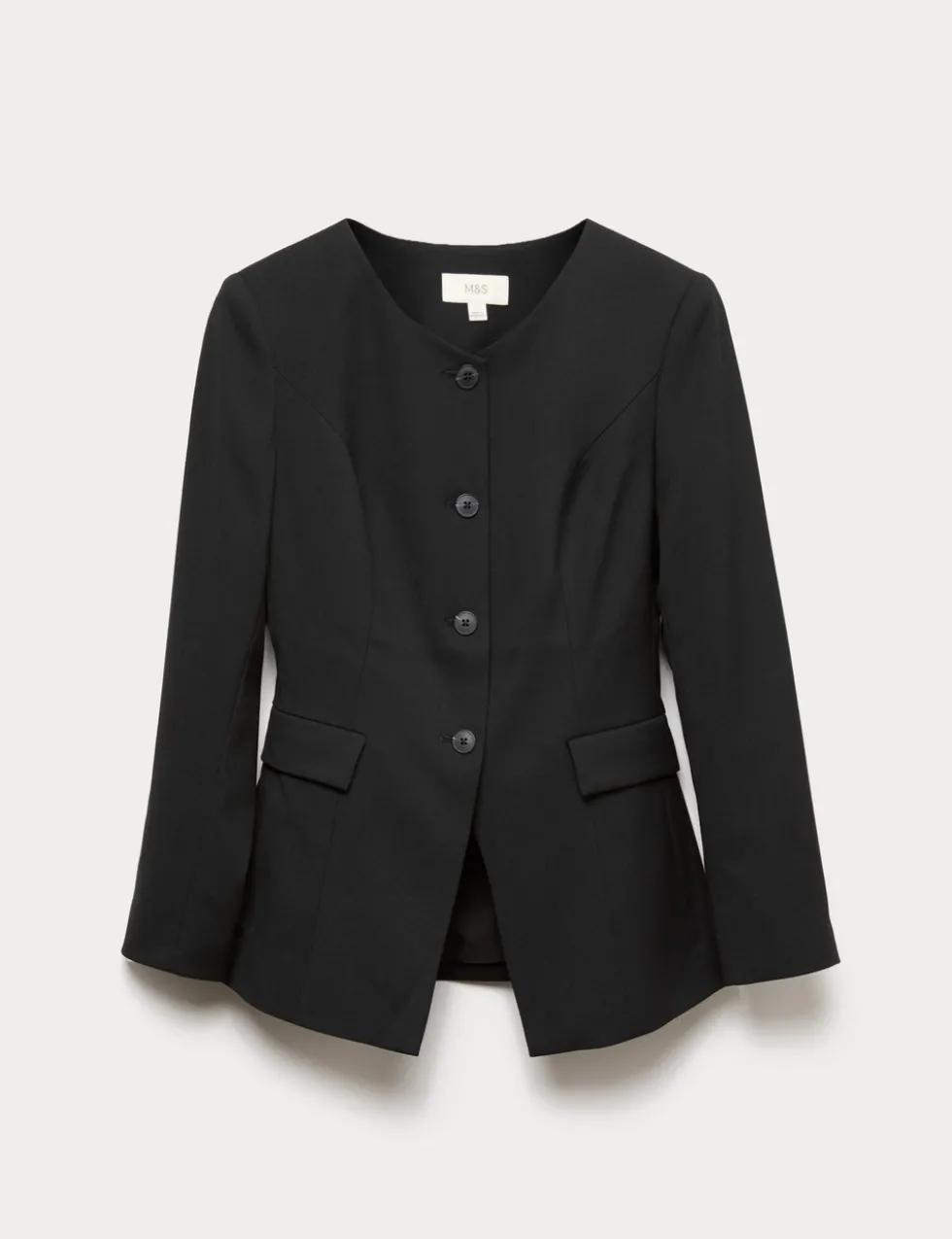Collarless Jacket