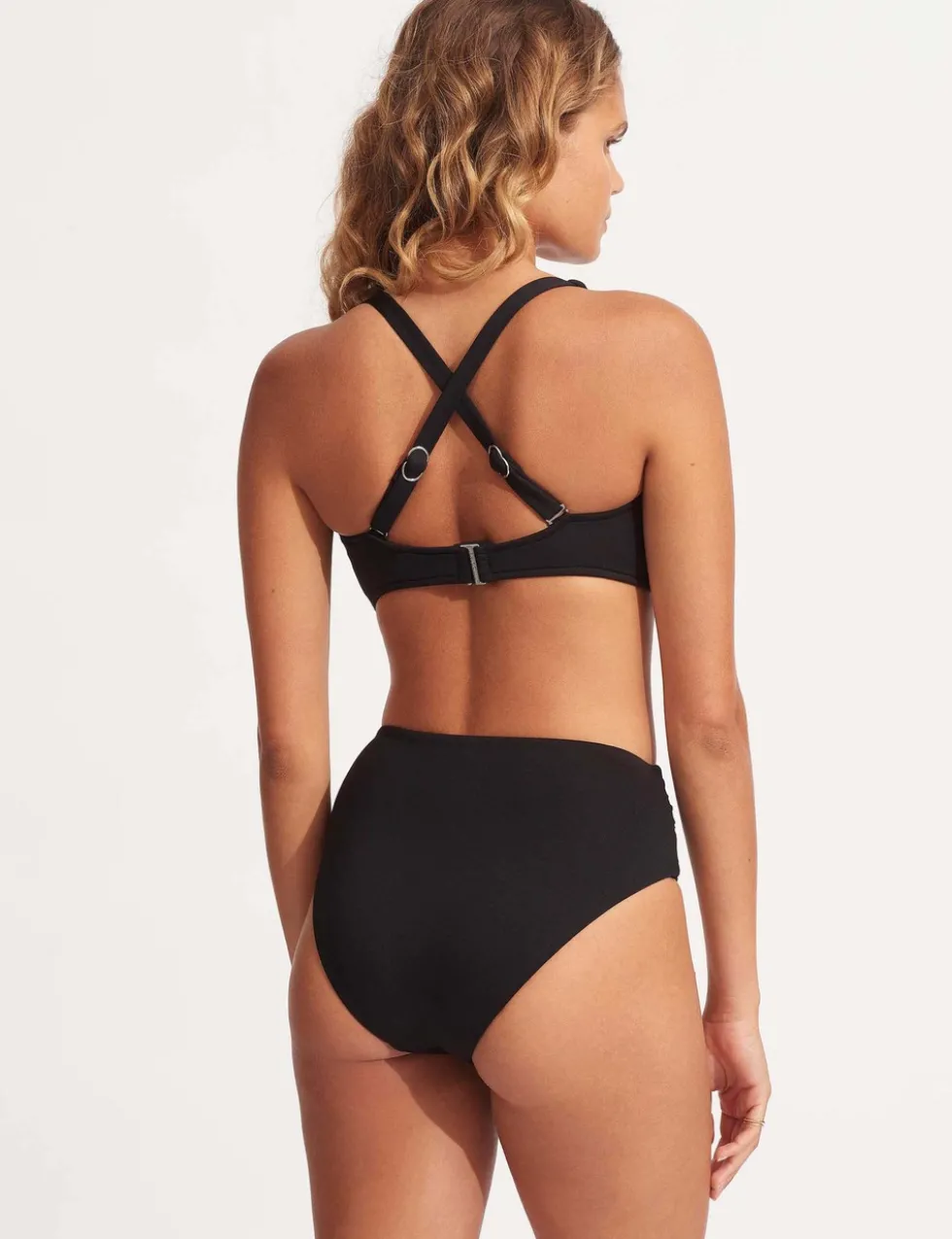 Collective High Waisted High Leg Bikini Bottoms