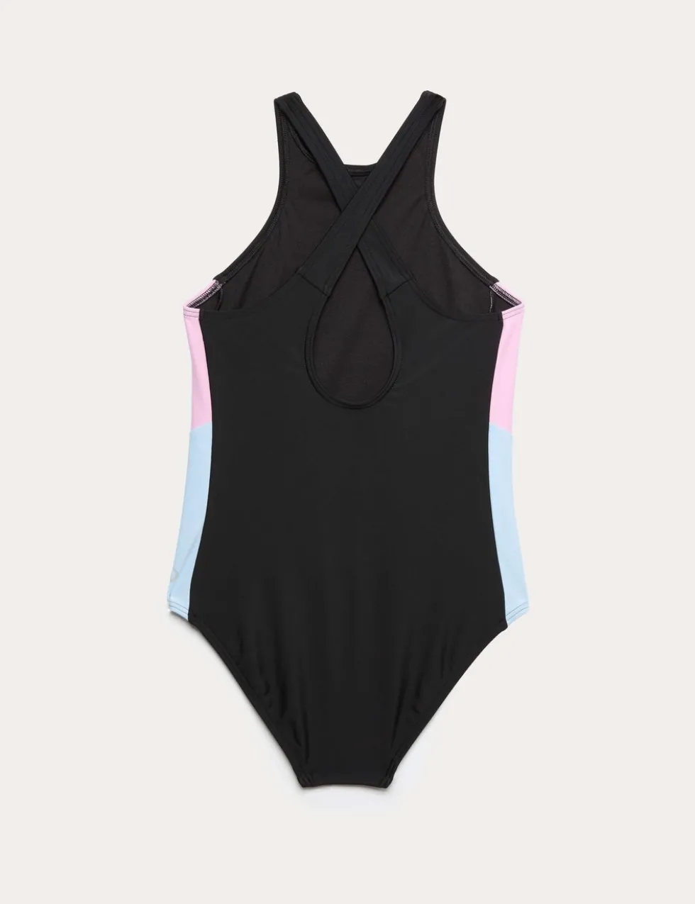 Colour Block Sports Swimsuit (6-16 Yrs)