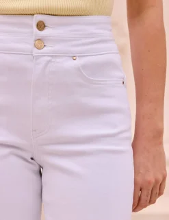 Contour Waist Straight Leg Jeans
